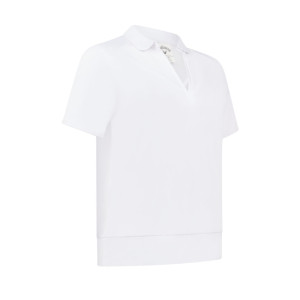 Callaway Apparel Callaway Womens Waist Length Mesh Detail Polo - Brilliant White