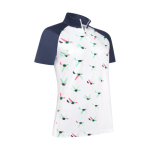 Callaway Apparel Callaway Womens Engineered Birdie Polo - Brilliant White