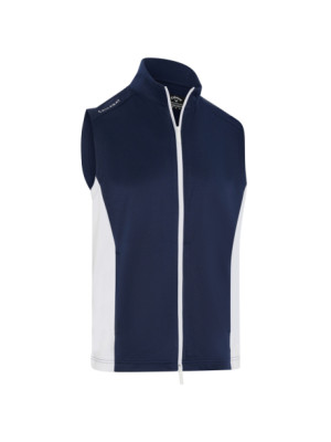 Callaway Apparel Callaway High Gauge Full Zip Vest - Peacoat