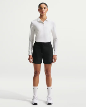 Nike Womens Dri-Fit Victory LS Polo - White