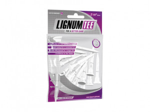 Lignum Tee 53mm White - 16-Pack