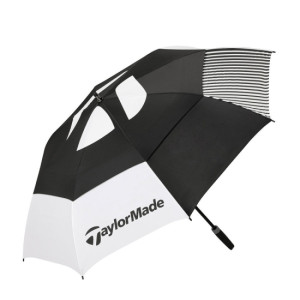 Taylormade Tour Double Canopy Umbrella 64" - Black/White