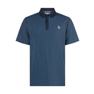 Original Penguin Mens Pete´s Tee Time Polo Shirt -  Black Iris