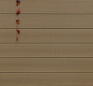 WPC Terrassendielen Vollprofil, mandelbraun, fein gerillt, massiv, 22 x 143 b...