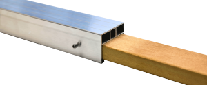 Holz Verbindungselement für 38 x 58 mm Alu Unterkonstruktion