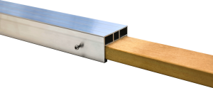 Holz Verbindungselement für 24 x 58 mm Alu Unterkonstruktion