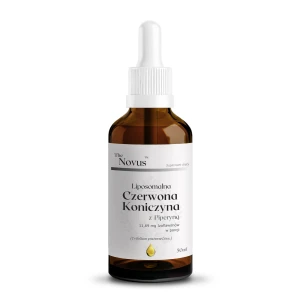 Koniczyna Czerwona liposomalna z piperyną – w kroplach 50 ml – The Novus