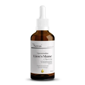 Lion's Mane (Soplóka jeżowata) liposomalna z piperyną - Krople 50ml - The Novus