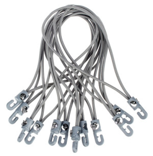 Stairville Spannfix Ø 4mm Grey 12 pcs Gris Plata
