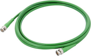 Sommer Cable BNC Cable 75 Ohms 3m green