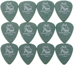 Dunlop Gator Grip Plektren 1,50mm Set mit 12