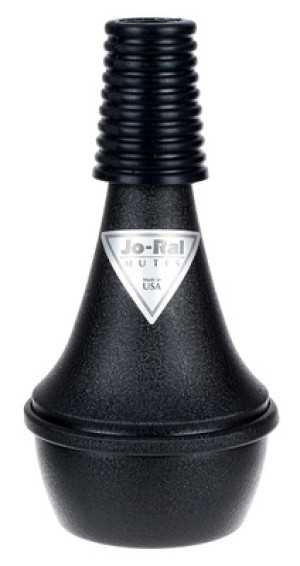 Jo-Ral Piccolo Trumpet Practice Mute Schwarz