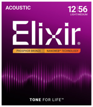 Elixir 16077 Light Medium Nanoweb
