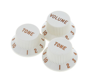 Fender Vol&Tone Knobs Set Parchment Parchemin