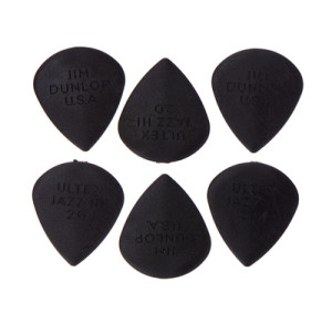 Dunlop Plectrum Ultex 427 Jazz III 2,0 Plektren 6 Stück