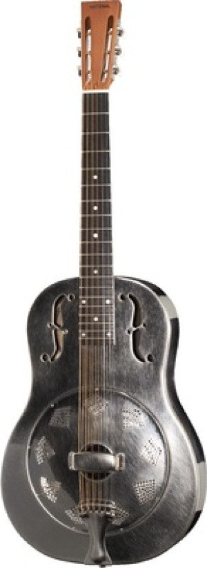 National Reso-Phonic NRP Rubbed Steel 12 Fret Rubbed Nickel