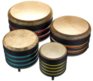 Trommus E1u Percussion Drum Set Jaune