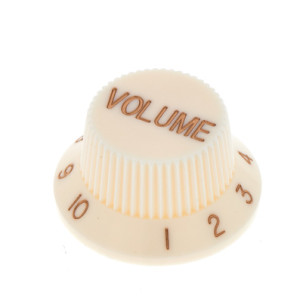 Harley Benton Parts Volume Poti Knob AGW Aged Weiß