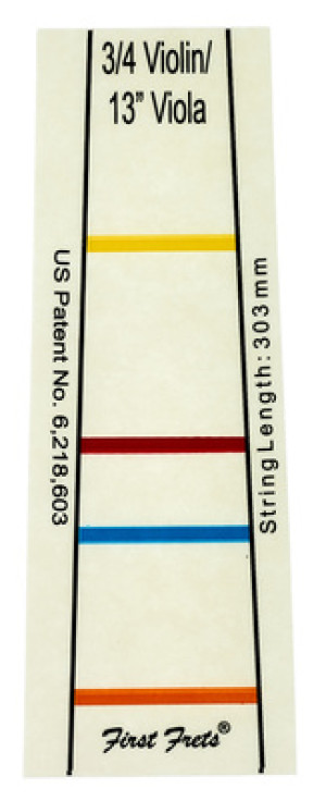 "First Frets Violin 3/4 / Viola 13"" "