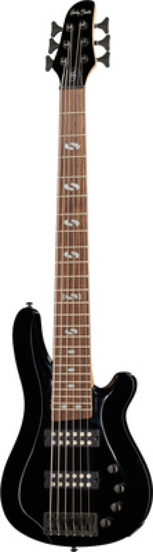 Harley Benton B-650 Black Progressive Series Noir haute brillance