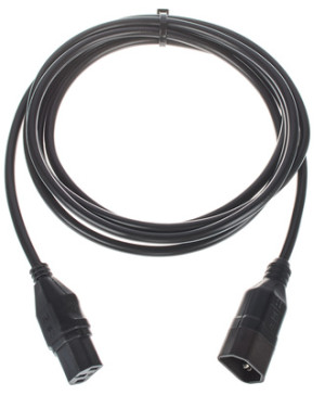 Stairville Extension Cable IEC 3,0m noir