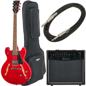Harley Benton HB-35 CH Vintage Series Bundle Cherry High Gloss