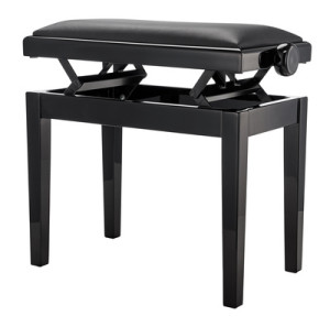 Burghardt B 5 Black Polished Leather