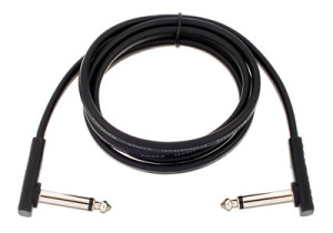 Rockboard Flat Patch Cable Black 100 cm noir