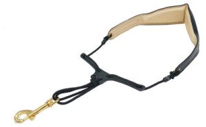 Forestone Saxophone Strap Leather L noir