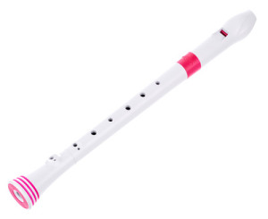 Nuvo Soprano Recorder white-pink Blanc