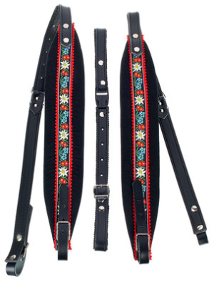 Thomann 70 Pro Acc. Strap Flower Black