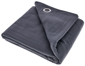HOFA Acoustic Curtain Studio Std. grigio chiaro su un lato
