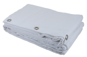 Stairville Curtain 160g/m² 2.0x3.0m Wh blanc