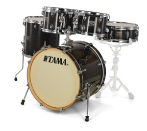 Tama Superst. Classic Shells 22 TPB Transparent Black Burst