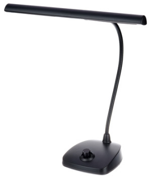 K&M 12298 LED Piano Lamp Black Blanc chaud 3000 K