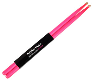 Millenium H5A Hickory Sticks Neon Pink Neon Pink