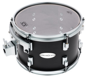 "DrumCraft Series 6 12""x08"" Tom Tom SB Satin Black"
