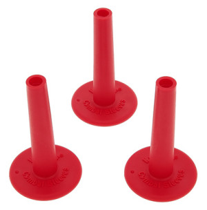 No Nuts Cymbal Sleeves 3pcs Red Rot