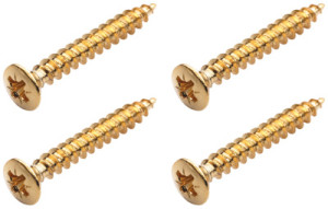 Warwick Screws Bolt-On Necks/Gurt Gold Gold