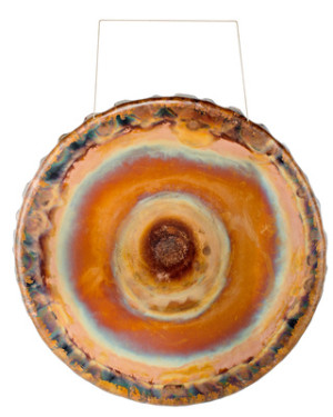 Eichenwurzel Bronze Gong 80cm Gaia