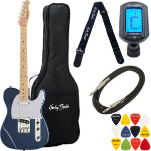 Harley Benton TE-20MN BM Standard Ser Bundle Blue Metallic