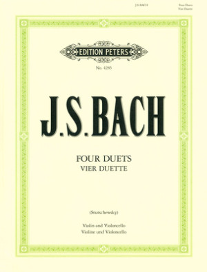 Edition Peters Bach Duette Violine und Cello