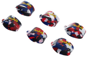 dAndrea Finger Picks 6-Set Multic. L Multicolore