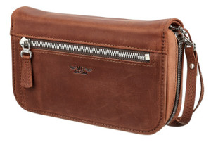 MG Leather Work Trumpet Mouthpiece Pouch 4 LB Hellbraun