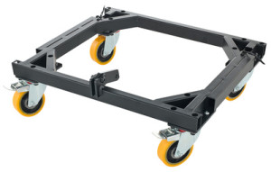 RCF KRT-WH 4X HDL 10 nero con rotelle blu