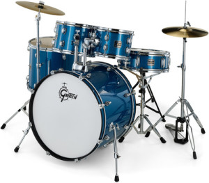 "Gretsch Drums Renegade 22"" Blue Sparkle Blue Sparkle"