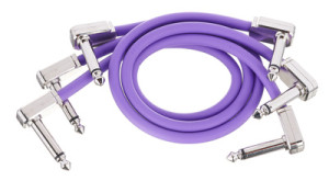 "Ernie Ball Flex Patch Cable 12"" prpl set lilas"