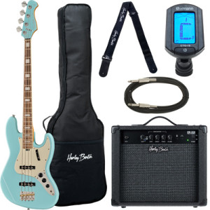 Harley Benton MV-4JB Daphne Blue Set Daphne Blue