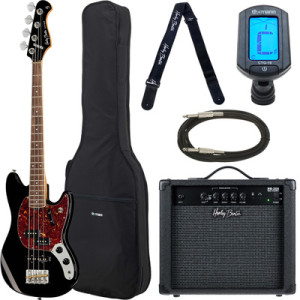 Harley Benton MV-4MSB Black Set noir