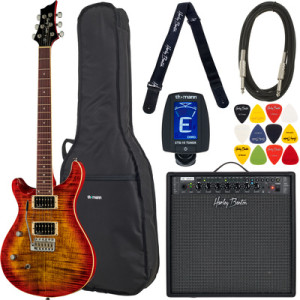 Harley Benton CST-24T LH Paradise Fla Set Paradise Amber Flame
